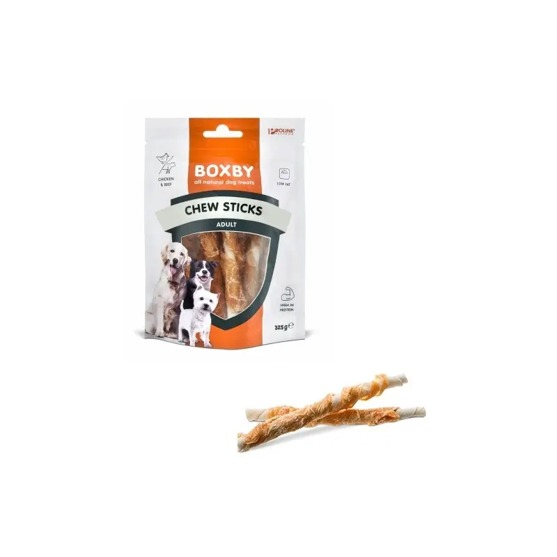 Proline Boxby Chew Sticks With Chicken Valuepack 325 gr Seizoensaanbieding