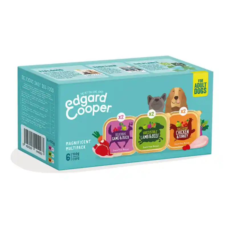Snelle Levering Edgard & Cooper Hond Multipack 6x100 Gram