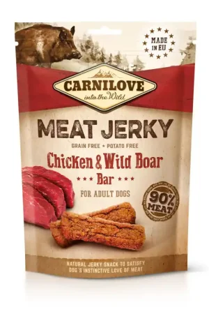 Carnilove Jerky Chicken & Wild Boar 100 gram Snelle Levering
