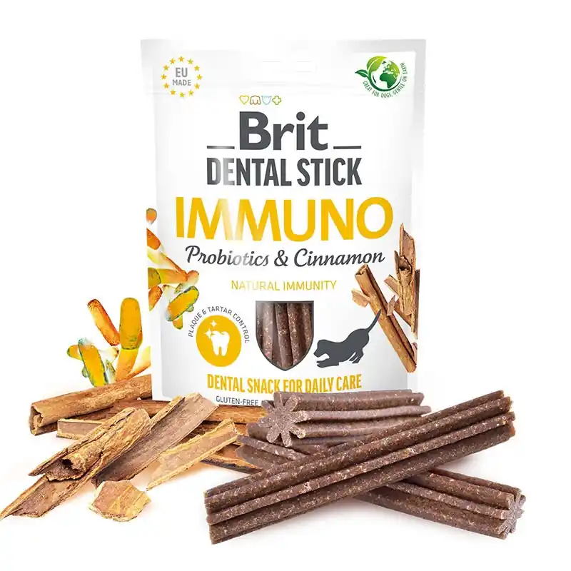 Brit Vegetarische Dental Stick – Immuno 7 pcs Beperkt Aanbod