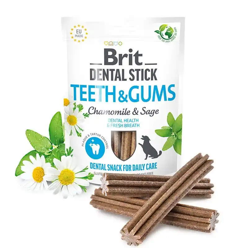 Brit Vegetarische Dental Stick – Teeth & Gums 7 pcs Weekendaanbieding