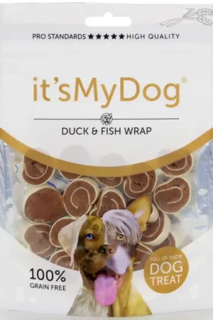 Nieuw It‘s My Dog Eend & Vis Wrap 85 gram