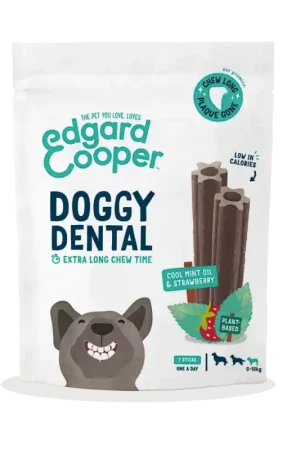 Uitverkoop Edgard & Cooper Doggy Dental Aardbei & Munt Kleine Hond 7 stuks