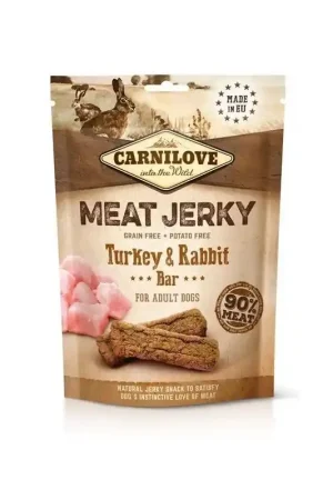 Superprijs Carnilove Jerky Turkey & Rabbit 100 gram