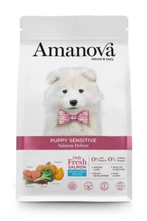 Amanova Puppy Sensitive Salmon Deluxe 2 kg Betrouwbaar