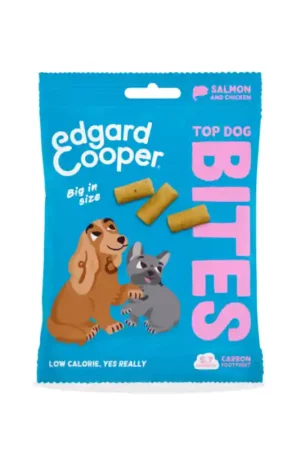 Beste Prijs Edgard en Cooper Grote Bites Zalm en Kip 50 gram