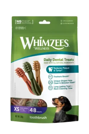 Whimzees Toothbrush X-Small 48 Stuks Actieprijs