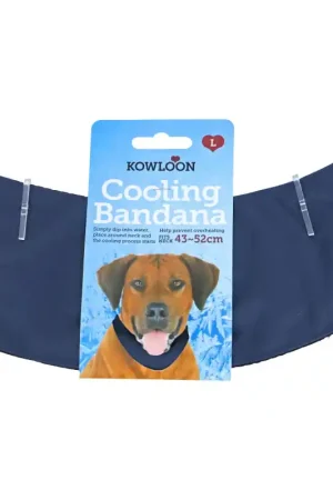 Cool Bandana Donkerblauw Large 43 - 52cm Betrouwbaar