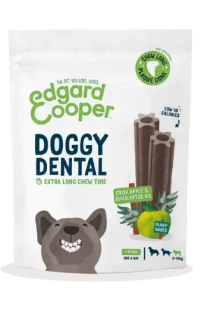 Edgard & Cooper Doggy Dental Appel & Eucalyptus Kleine Hond 7 stuks Rechtstreeks Van De Fabrikant