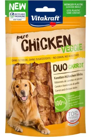 Vitakraft Veggie Wortel Kip Sticks 80gr Aanbieding