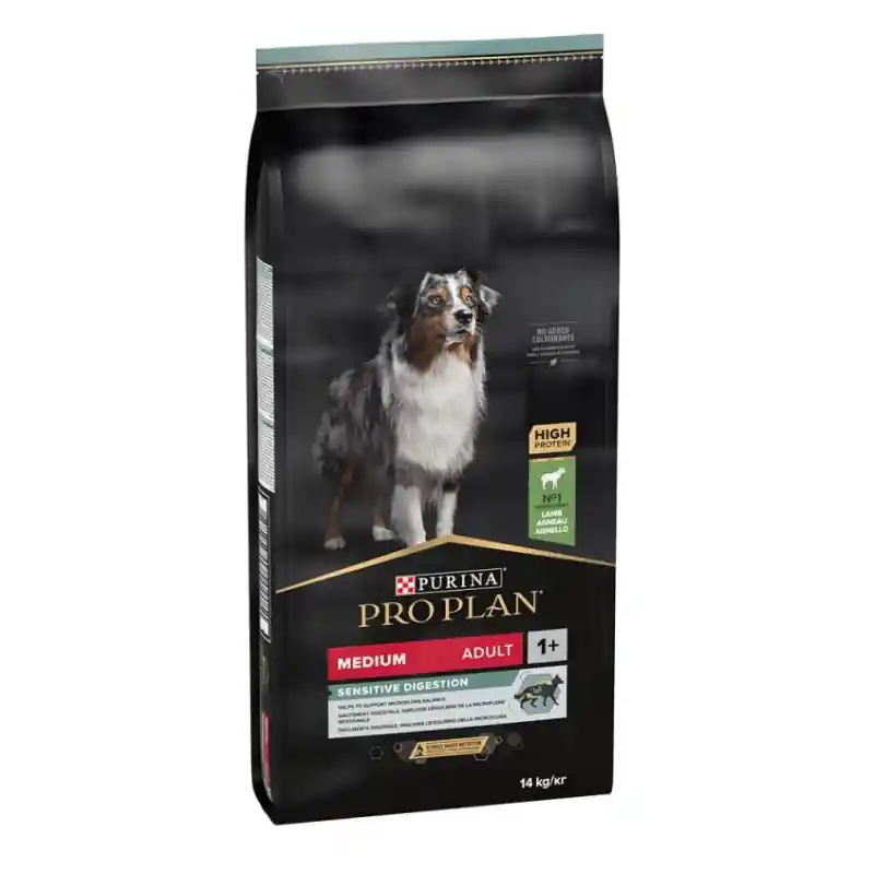 Pro Plan Medium Adult Digestion Lam 14 kg Laatste Versie