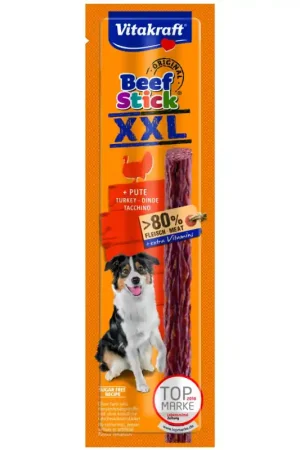 Exclusieve Aanbieding Vitakraft Dog Beef Sticks XXL met Kalkoen