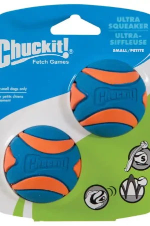 Chuckit! Ultra Squeaker Ball Small 2 stuks Seizoensaanbieding