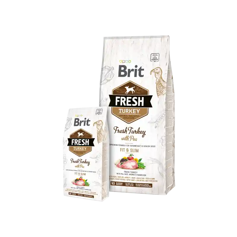 Brit Fresh Turkey with Pea Adult Fit & Slim 12 kg Veilige Betaling