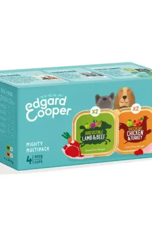 Edgard & Cooper Hond Multipack 4x300 Gram Hoge Kwaliteit