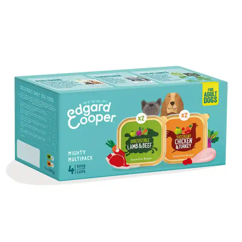 Edgard & Cooper Hond Multipack 4x300 Gram Hoge Kwaliteit