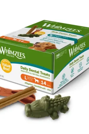 Direct Verzonden Whimzees Variety Value Box Large 14 Stuks