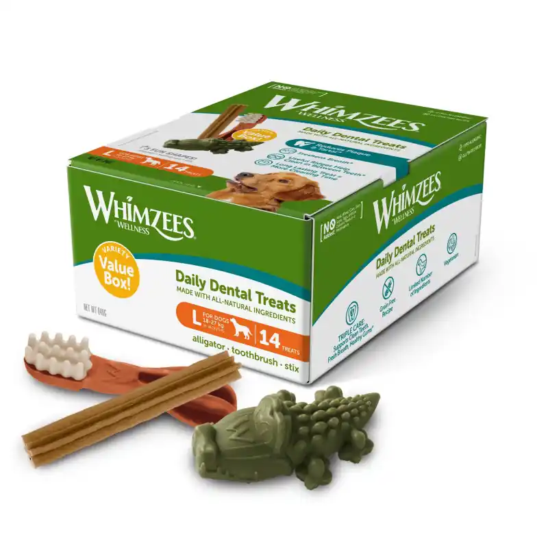 Direct Verzonden Whimzees Variety Value Box Large 14 Stuks