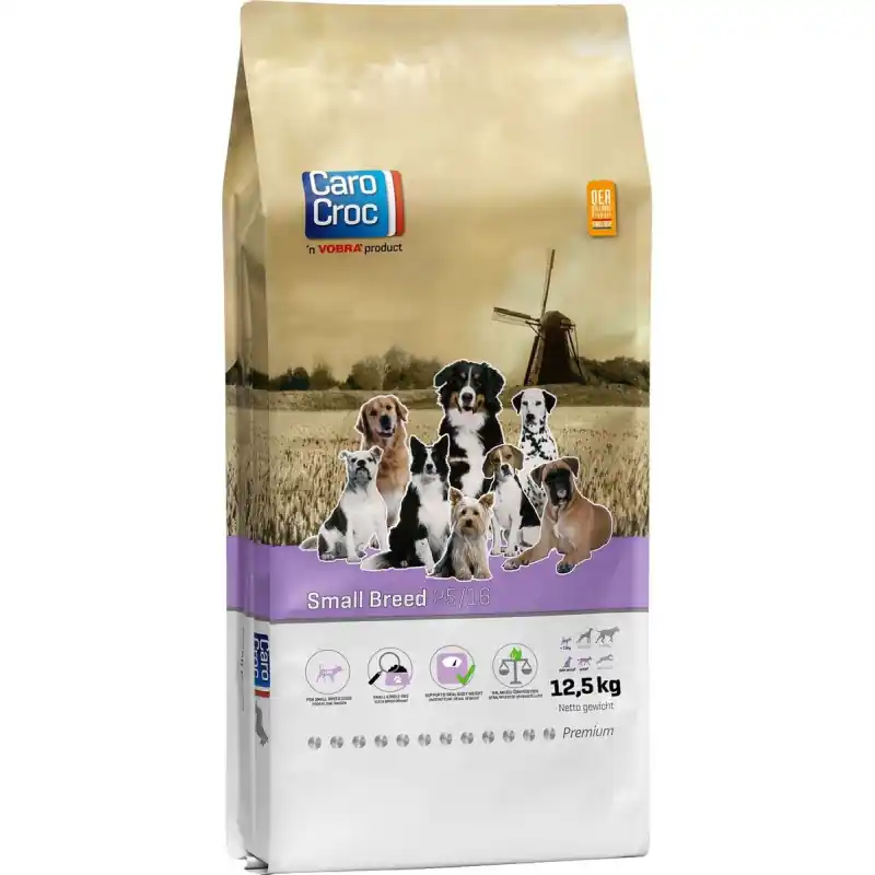 CaroCroc Premium Small Breed (25/16) 12,5 kg Gecertificeerd