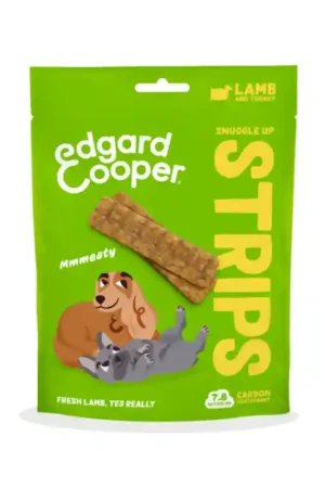 Edgard en Cooper Strips met Lam en Kalkoen 75gram Veilige Betaling