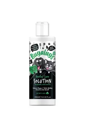 Direct Beschikbaar Bugalugs Dental Care Solution Water Additief - Hond en Kat 250ml