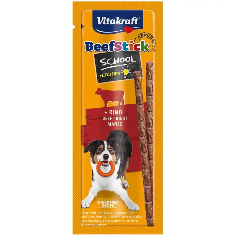 Vitakraft Beef Stick School Pocket Rund Merkproduct