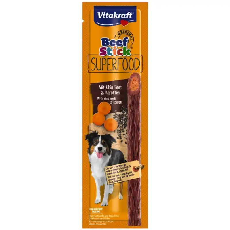 Uitverkoop Vitakraft Beef Stick Superfood Wortel