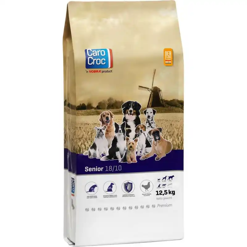 Superprijs Carocroc Premium Senior (18/10) 12,5 kg
