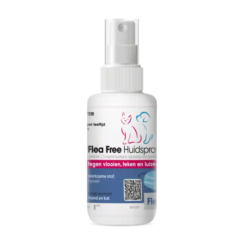 Flea Free Huidspray 100 ml Actieprijs
