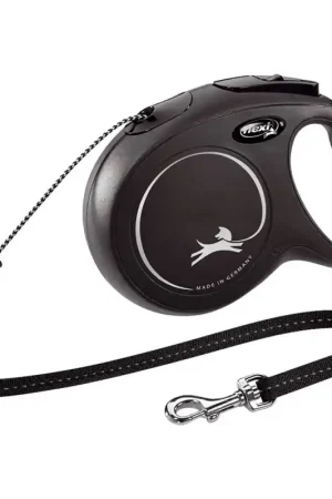 Flexi Classic koord M Zwart 8 meter Koop Vandaag