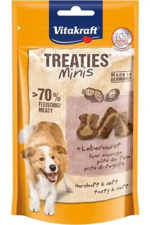Goedkoop Vitakraft Treaties Mini‘s Leverworst 48 Gram