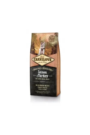 Brit Carnilove - Puppy Large Zalm en Kalkoen 12 kg Weekendaanbieding