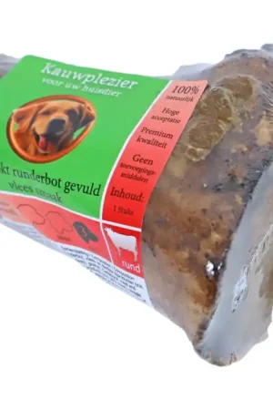 Boony Natuurlijke Snack Runderbot Gerookt Vlees Gevuld Beperkt Aanbod