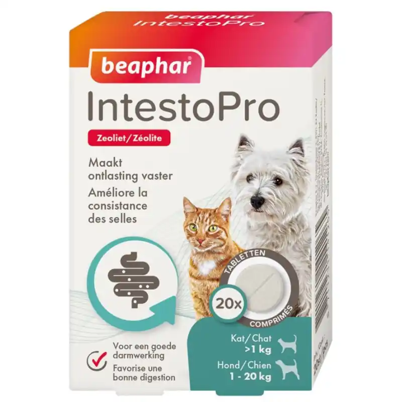 Beaphar IntestoPro kat/hond tot 20kg Gecertificeerd