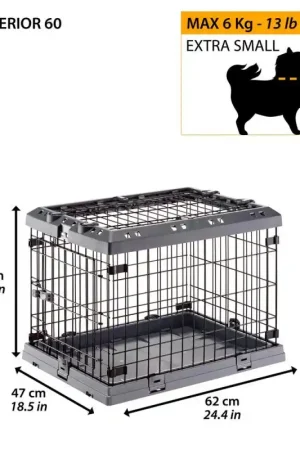 Betrouwbaar Ferplast superior 60 Zwart