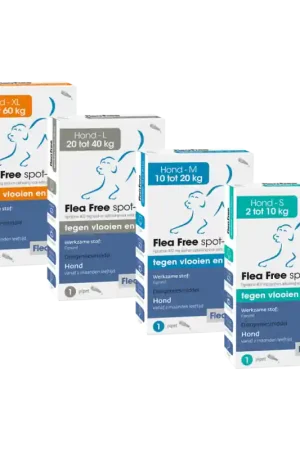 Nieuw Flea Free Spot-on voor Hond 10-20 kg 1 Pipet
