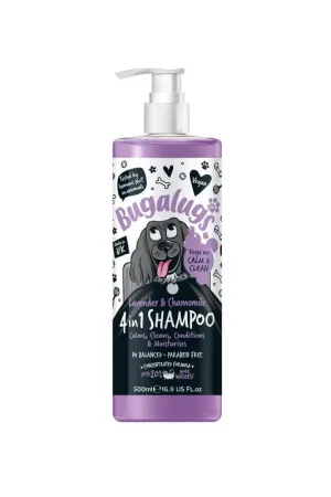 Lage Prijs Bugalugs 4 in 1 Kalmerende Honden Shampoo 500 ml