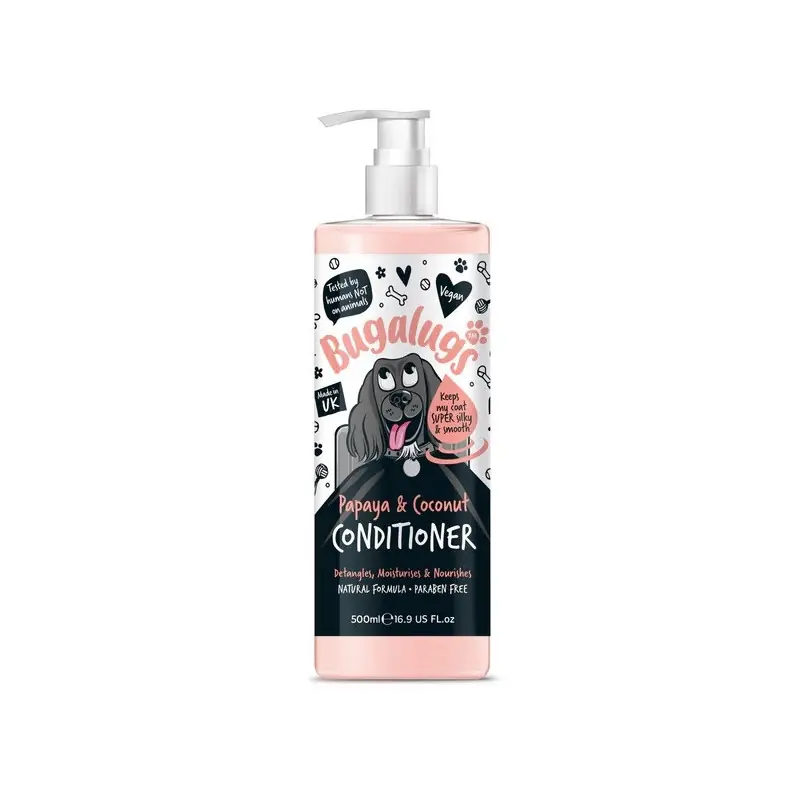 Snelle Levering Bugalugs Papaya & Kokos Honden Conditioner 500 ml