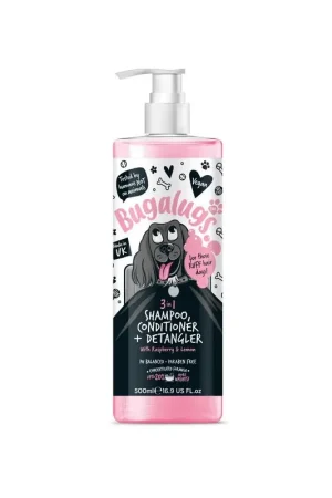 Alleen Vandaag Bugalugs 3 in 1 Honden Shampoo, Conditioner en Detangler 500 ml
