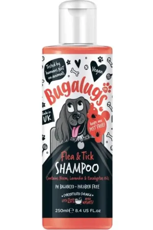 Bugalugs Flea & Tick Honden Shampoo 250 ml Hoge Kwaliteit
