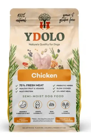 YDOLO Hondenvoer Kip - Graanvrij & Hypoallergeen 10 kg Koop Vandaag