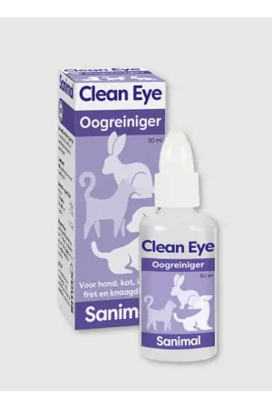 Gereduceerde Prijs Sanimal Clean Eye Oogreiniger 30 ml