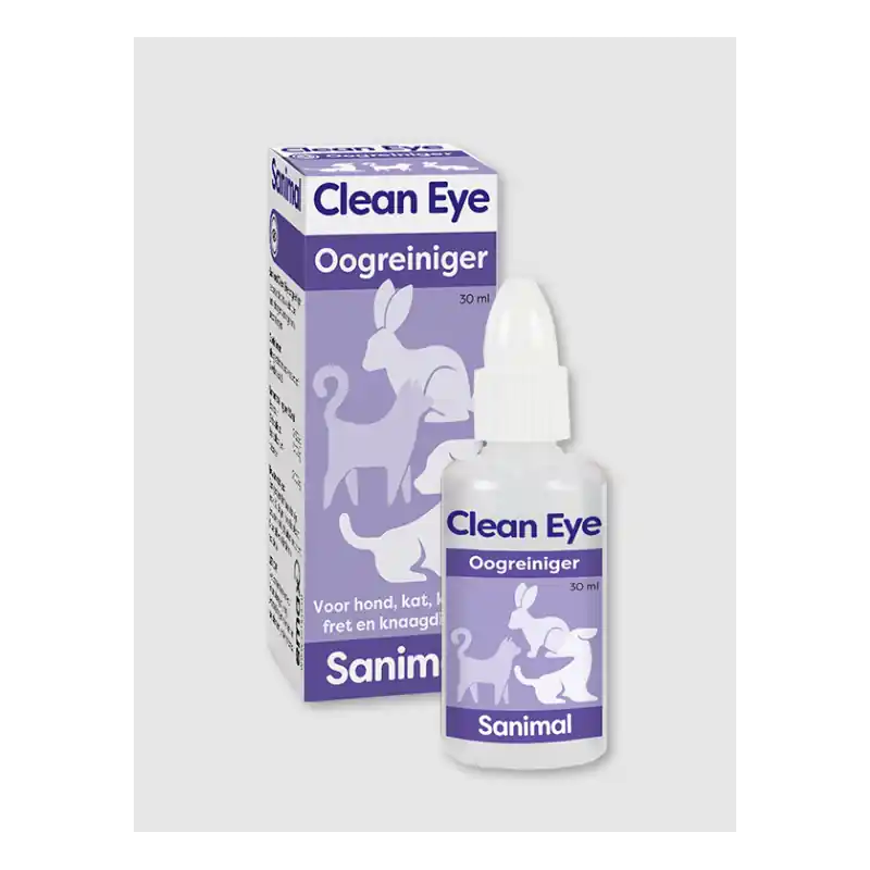 Gereduceerde Prijs Sanimal Clean Eye Oogreiniger 30 ml