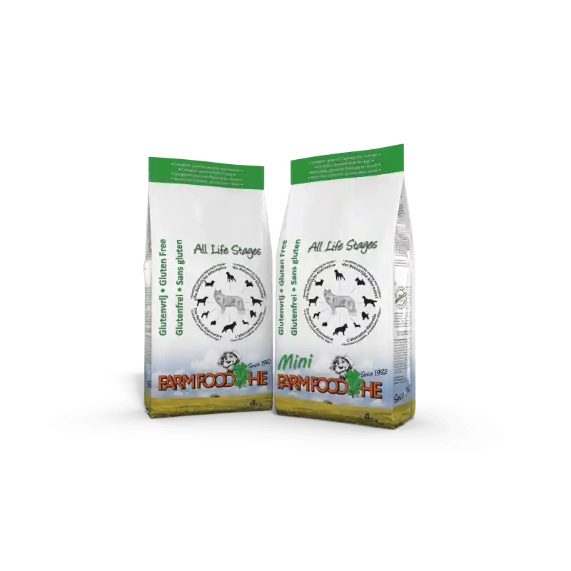 Betrouwbaar Farm Food HE Glutenvrij Puppy/Mini 4 kg