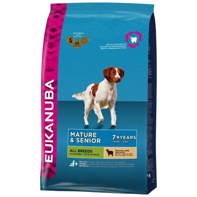 Eukanuba Mature Senior Lam en Rijst 2,5 kg Hoge Kwaliteit