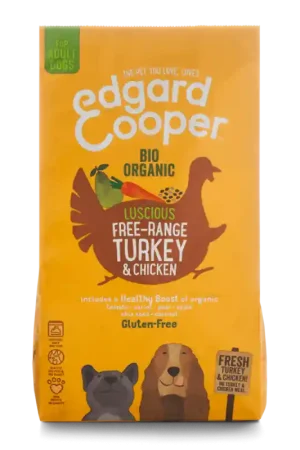 Aanbieding Edgard & Cooper Verse Biokalkoen & Biokip Adult 700 gram