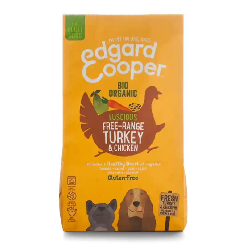Aanbieding Edgard & Cooper Verse Biokalkoen & Biokip Adult 700 gram