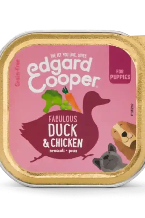Bestseller Edgard & Cooper Eend & Kip Puppy 150 gram