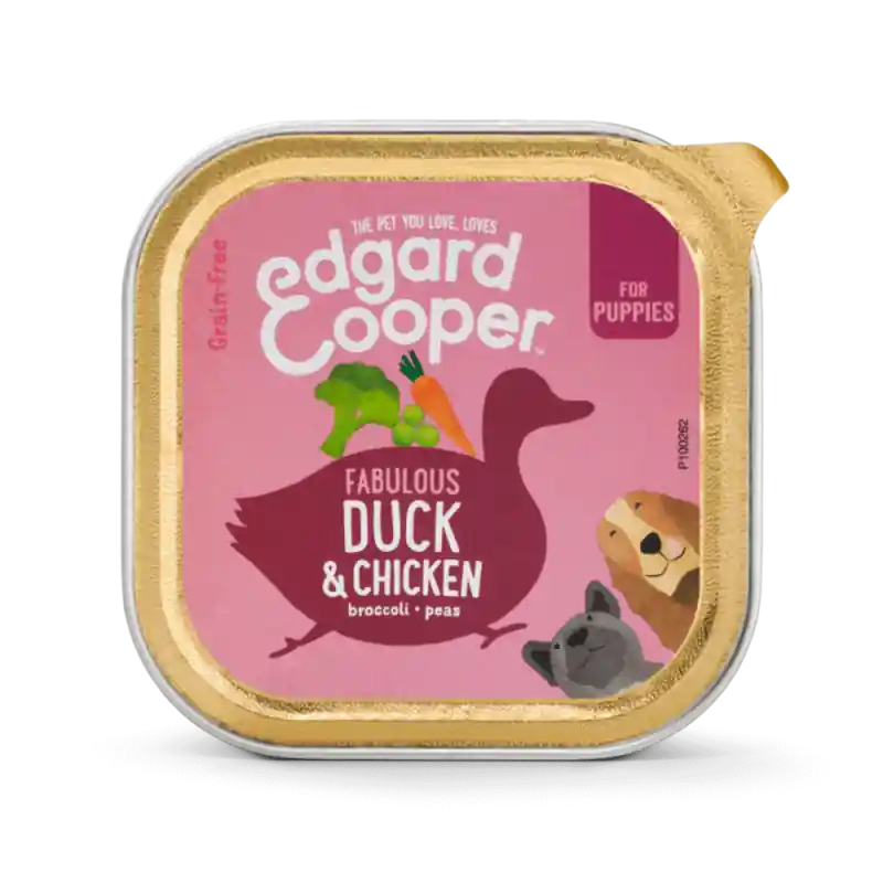 Bestseller Edgard & Cooper Eend & Kip Puppy 150 gram