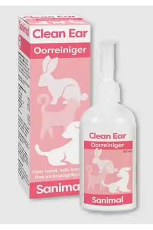 Goedkoop Sanimal Clean Ear Oorreiniger 60 ml